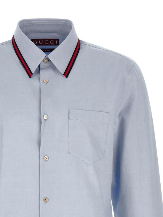 26SS 구찌 긴팔 셔츠 814560Z7AVS4030 Light Blue - GUCCI