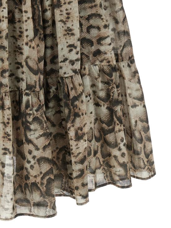 26SS 핑코 숏 원피스 106917A3APCZ9 Gray - PINKO