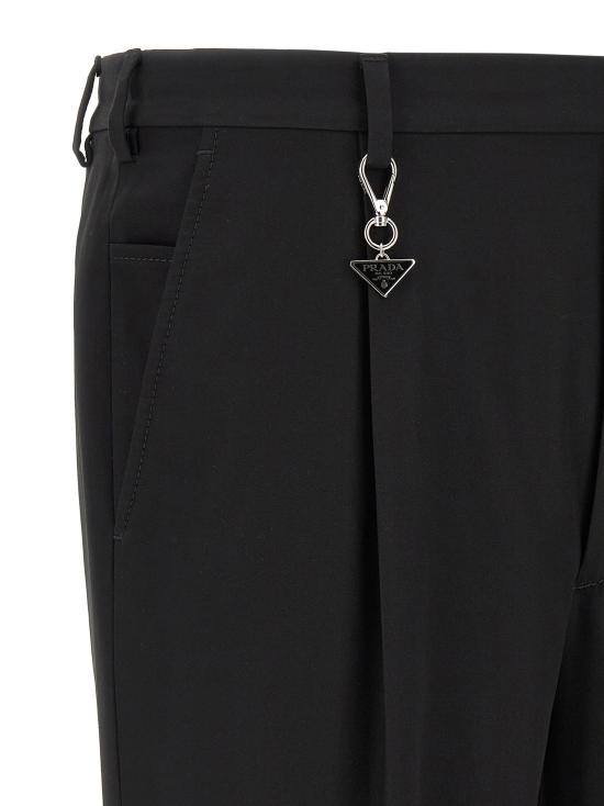 26SS 프라다 스트레이트 팬츠 UP0419SOOO19AMF0002 Black - PRADA
