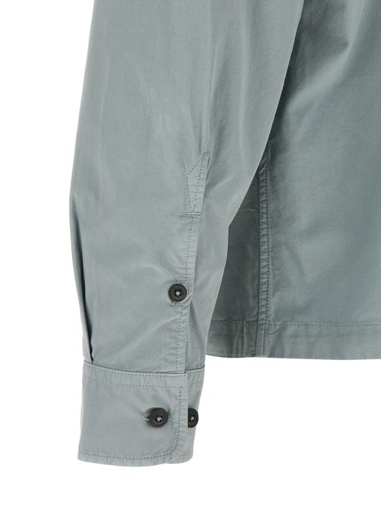 26SS 씨피 컴퍼니 오가닉 개버딘 지퍼 렌즈 오버셔츠 20CMOS705A110143G809 Light Blue - C.P. COMPANY