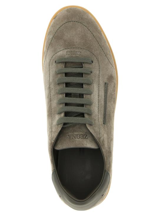 26SS 에르메네질도제냐 스니커즈 LHSOYS8218Z032 Gray - ERMENEGILDO ZEGNA