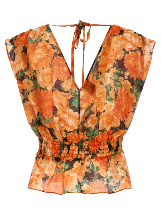 26SS 핑코 민소매 티셔츠 106898A3BOAS4 Orange - PINKO