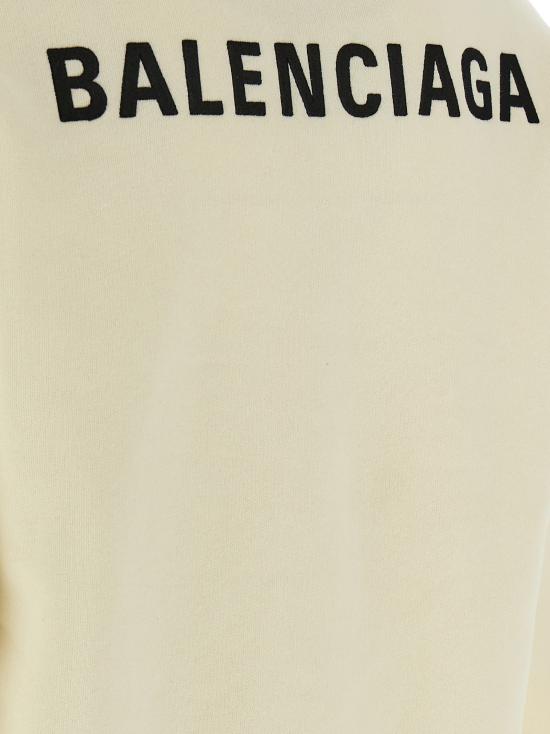 26SS 발렌시아가 후드 티셔츠 851238TTVJ29020 Beige - BALENCIAGA