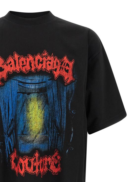 26SS 발렌시아가 반팔 티셔츠 764235TUVD51000 Black - BALENCIAGA