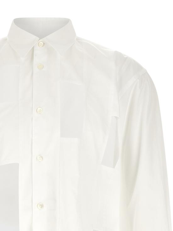 26SS 꼼데가르송 긴팔 셔츠 PQB0152 White - COMME DES GARCONS