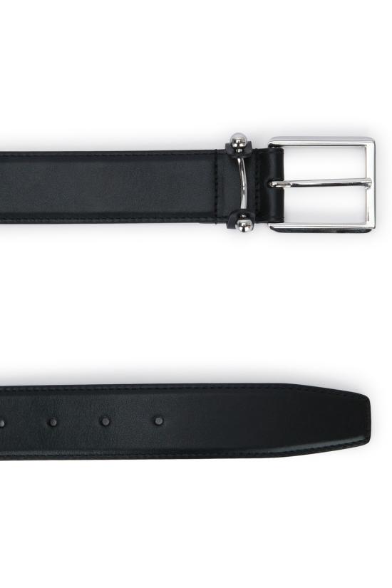 26SS 크리스챤 루부탱 가죽 벨트 1265357 BK65 BLACKSILVER - CHRISTIAN LOUBOUTIN