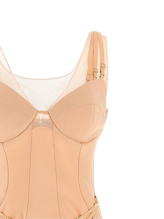 26SS 엘리자베타프랜치 미디 원피스 AB87061E2EA1 Pink - ELISABETTA FRANCHI