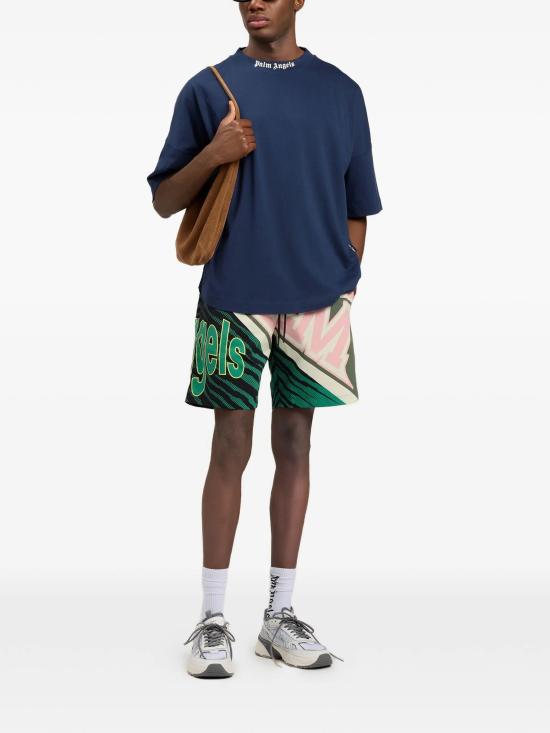 26SS 팜앤젤스 반팔 티셔츠 PMAA10BS26JER001 4103 BABY BLUE OFF WHITE - PALM ANGELS