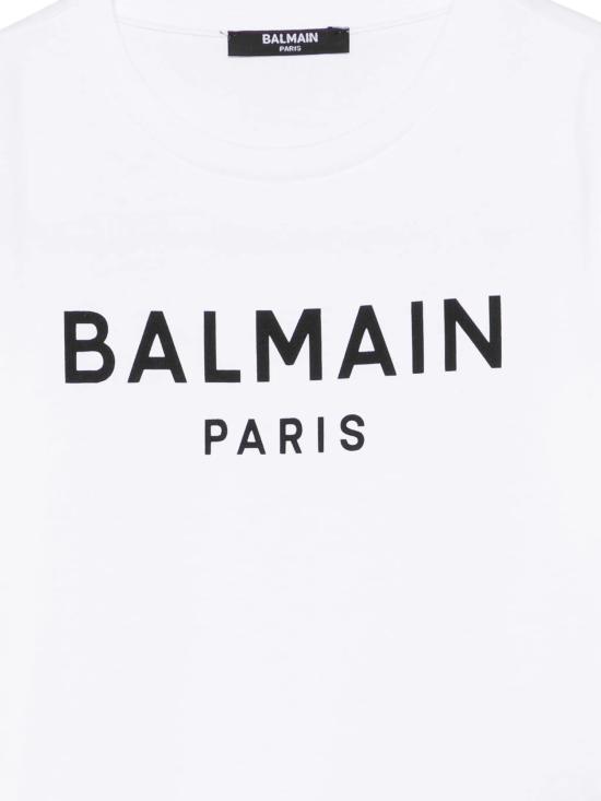 26SS [키즈] 발망 티셔츠 BY8R11Z3672 100NE - BALMAIN