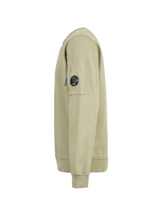 26SS 씨피 컴퍼니 라이트 플리스 크루넥 스웨트셔츠 20CMSS711A002246G 610 MOSS GRAY - C.P. COMPANY