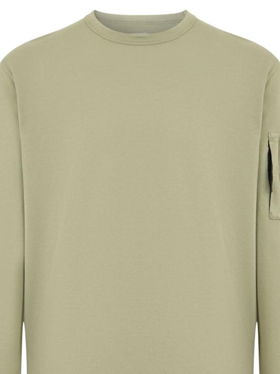 26SS 씨피 컴퍼니 라이트 플리스 크루넥 스웨트셔츠 20CMSS711A002246G 610 MOSS GRAY - C.P. COMPANY
