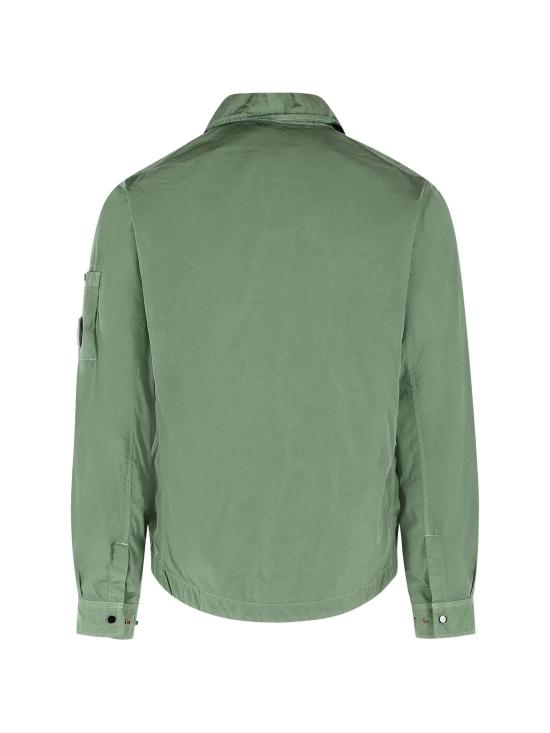 26SS 씨피 컴퍼니 크롬-R 지퍼 렌즈 오버셔츠 20CMOS710A005904G 668 LAUREL WREAT - C.P. COMPANY