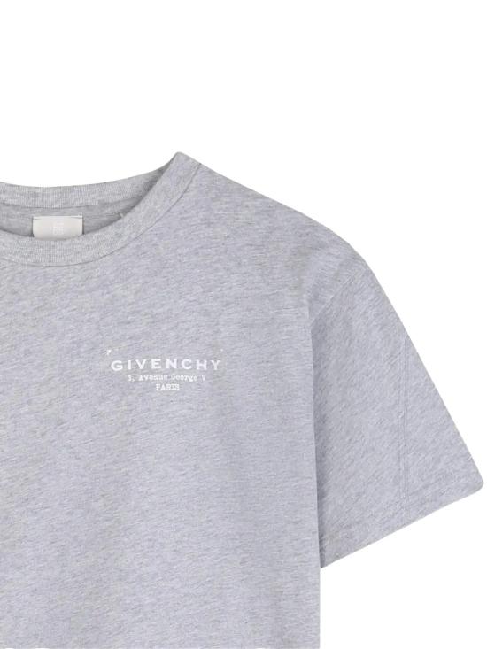 26SS [키즈] 지방시 티셔츠 H31075 A01 GRIGIO ANTICO - GIVENCHY