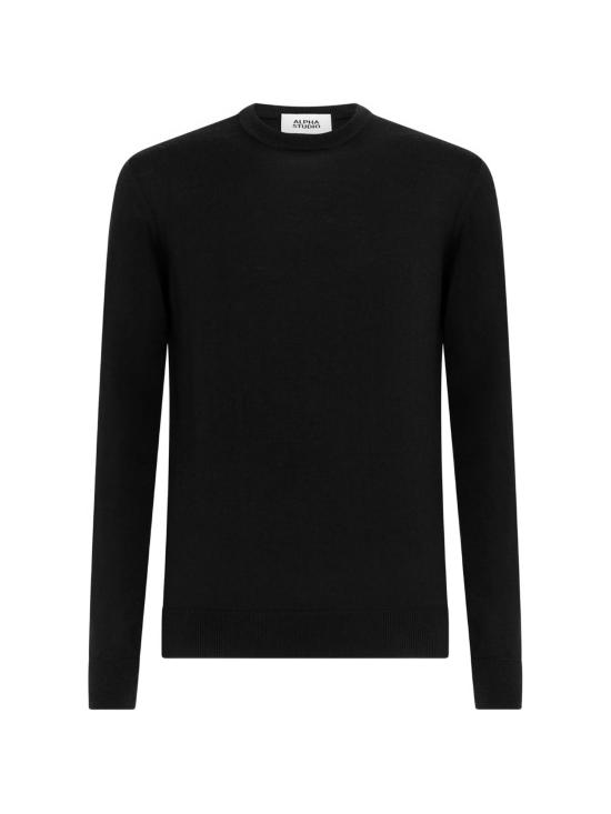 25FW 알파 스웨터 AU3010C 1002 NERO