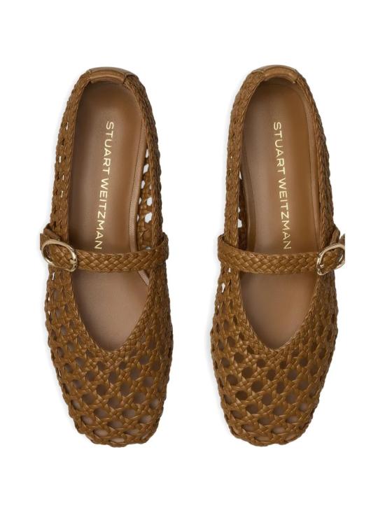26SS 스튜어트 와이츠먼 플랫 슈즈 SN724YVY Brown - STUART WEITZMAN