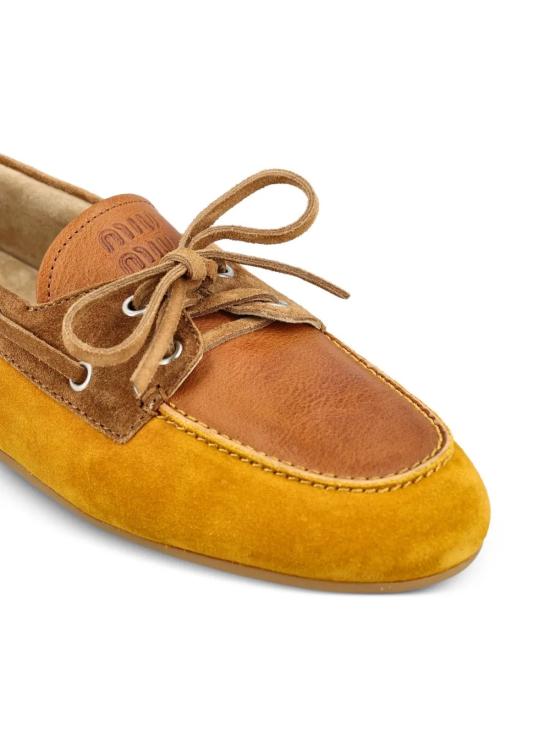 26SS 미우미우 로퍼 5D123E 3K0FF05BR Yellow - MIU MIU