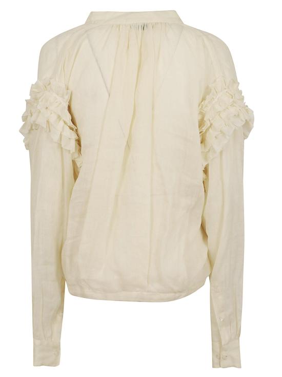 26SS 드리스 반 노튼 셔츠 261010745 3112 6 IVORY WHITE - DRIES VAN NOTEN