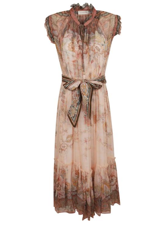 26SS 짐머만 미디 원피스 7280DS262 PKP PINK PAISLEY PINK PURPLE