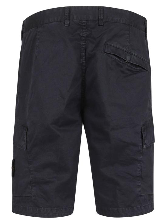 26SS 스톤 아일랜드 오가닉 코튼 스트레치 브로큰 트윌 올드 이펙트 슬림핏 카고 쇼츠 L1S15L100018S0004 V0120 BLUE - STONE ISLAND