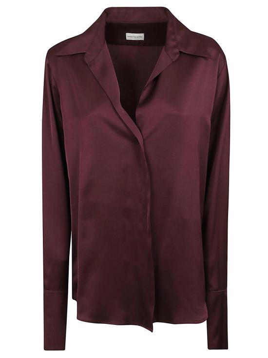 26SS 드리스 반 노튼 셔츠 261010783 3177 357 AUBER PINK PURPLE