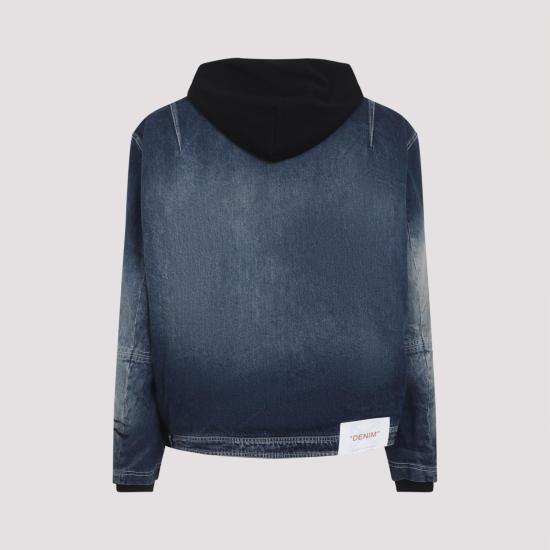 26SS 오프화이트 자켓 44MYE09MS26D001422 HIGHLIGHTED MEDIUM BLUE - OFF WHITE