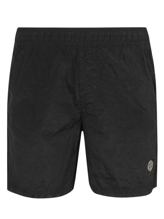 26SS 스톤 아일랜드 포켓 나일론 메탈 에코닐 에코닐 레귤러 핏 미드 렝스 스윔 쇼츠 L1S15B100004S0043 V0020 BLUE