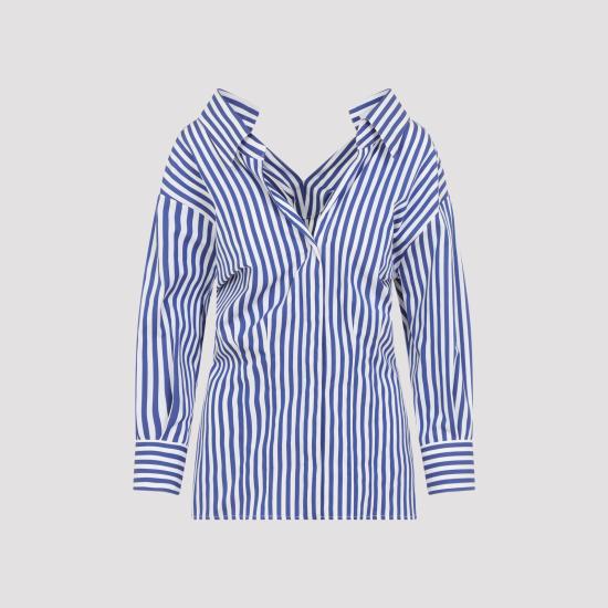 26SS 지방시 셔츠 BW61JH16CN 977 ELECTRIC BLUE WHITE - GIVENCHY