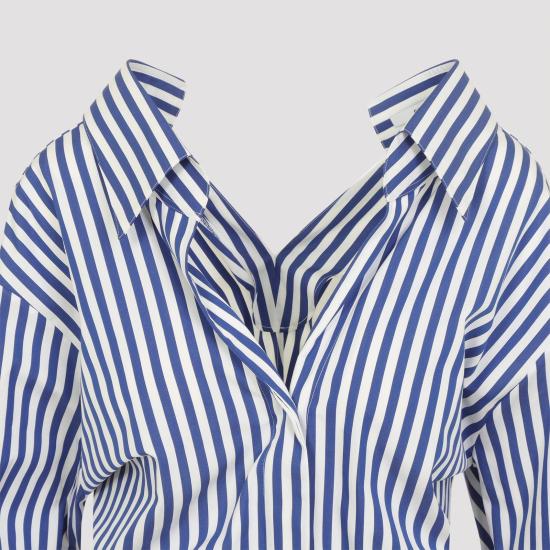 26SS 지방시 셔츠 BW61JH16CN 977 ELECTRIC BLUE WHITE - GIVENCHY