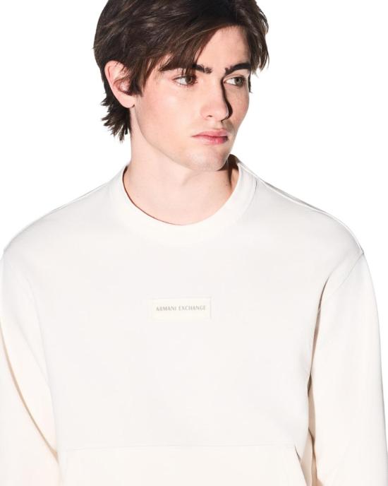  알마니 긴팔 티셔츠 XM002351 U1074 PANNA CREAM - ARMANI