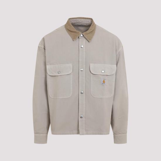 26SS 칼하트 WIP 프레스콧 셔츠 자켓 I0364843VYGD03 STRING LEATHER BROWN - CARHARTT WIP