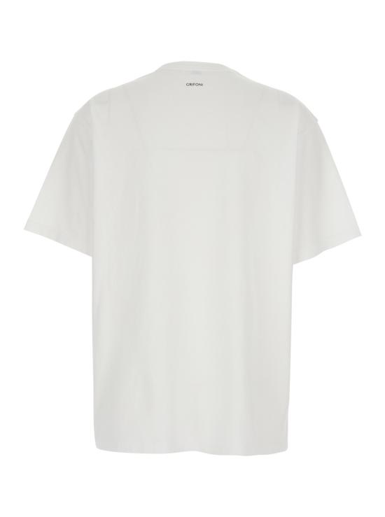 26SS 그리포니 반팔 티셔츠 G1AB0050A01 White - GRIFONI