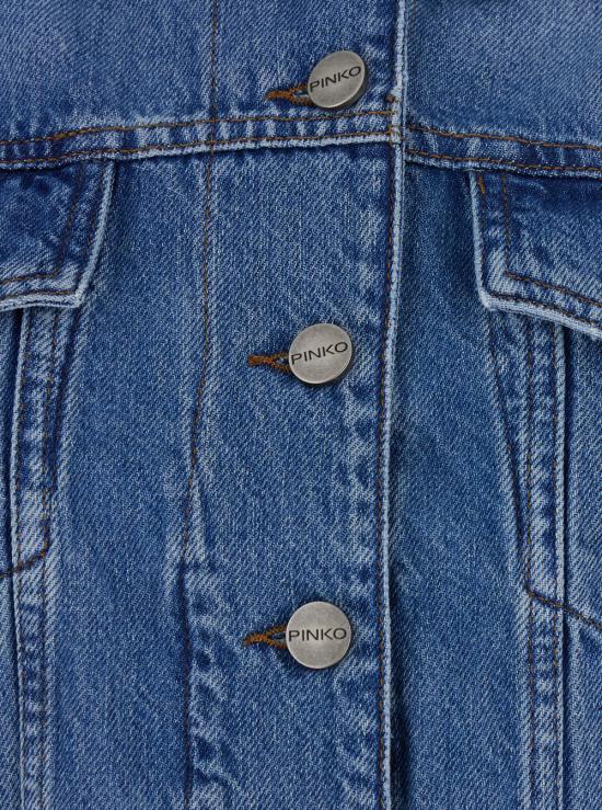 26SS 핑코 데님 자켓 106389A341PJV Blu - PINKO