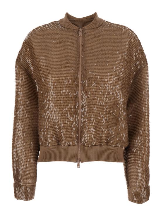 26SS 브루넬로 쿠치넬리 자켓 MF940HW306C9267 Brown