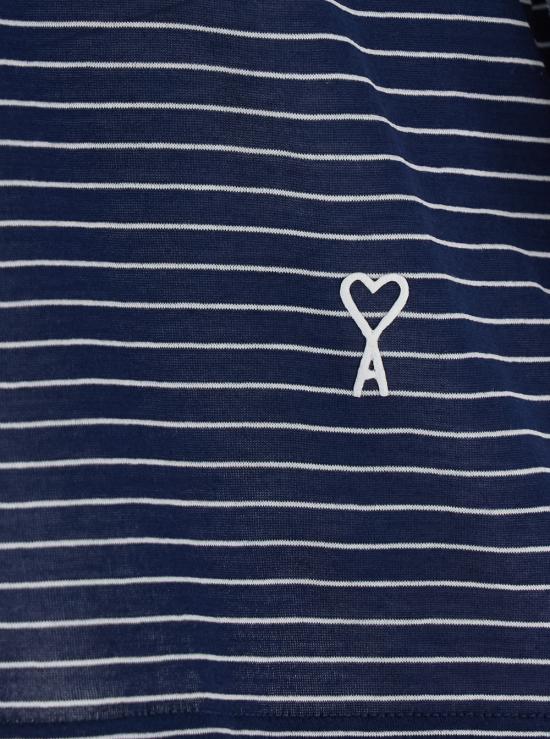 26SS 아미 폴로 티셔츠 UPL422JE0212A044 Blu - AMI