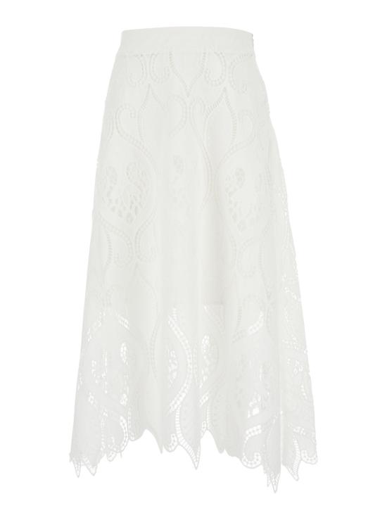 26SS DERHY 롱 스커트 P6500112 White