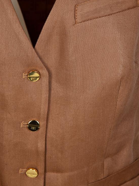 26SS 엘리자베타프랜치 베스트 GL00862E2 600 MARRONE - ELISABETTA FRANCHI