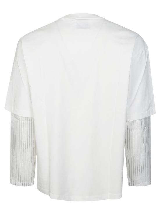 26SS WOC 긴팔 티셔츠 026TS087JE WOC116 BIANCO - WOC