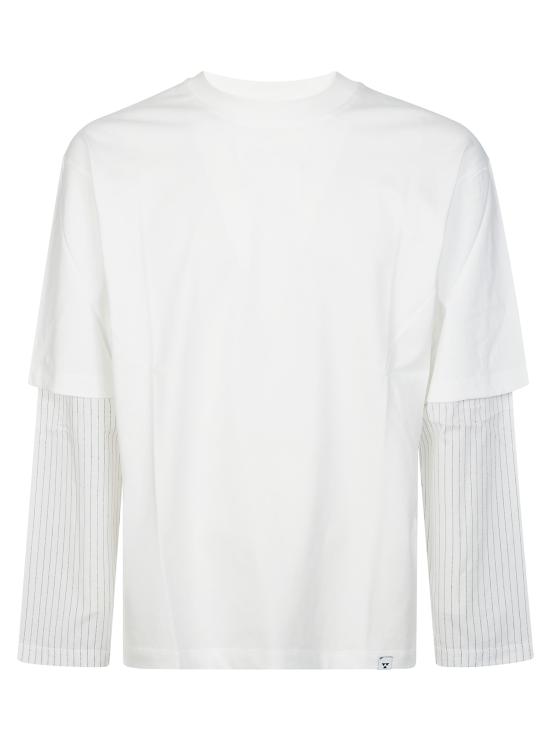 26SS WOC 긴팔 티셔츠 026TS087JE WOC116 BIANCO