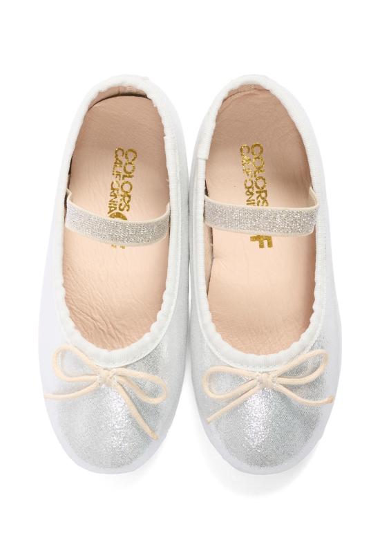 26SS [키즈] 컬러스오브캘리포니아 플랫 슈즈 HC YUCCAK02 SIL SILVER - COLORS OF CALIFORNIA