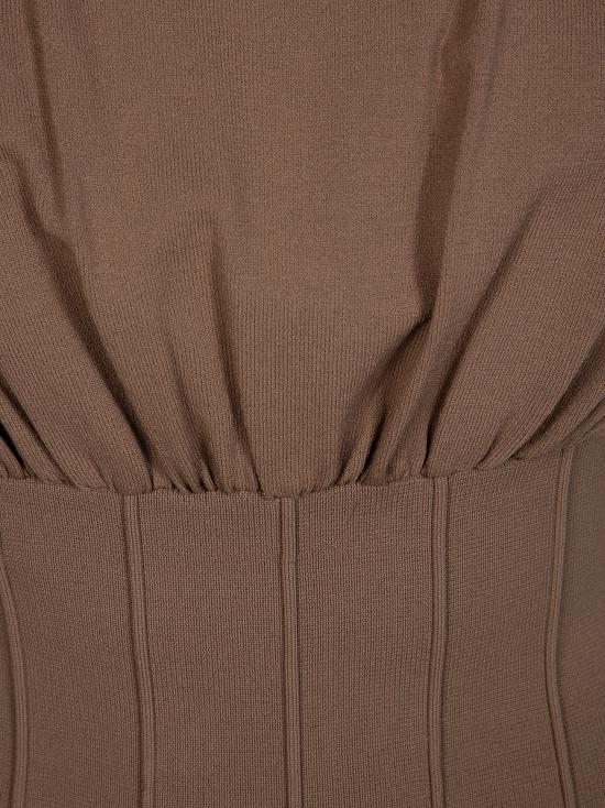 26SS 엘리자베타프랜치 바디수트 티셔츠 BK78T62E2 229 BEIGE - ELISABETTA FRANCHI