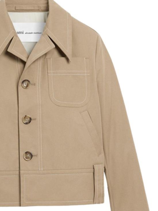 26SS 아미 자켓 FJK883 CO0132A036 BEIGE TAUPE - AMI