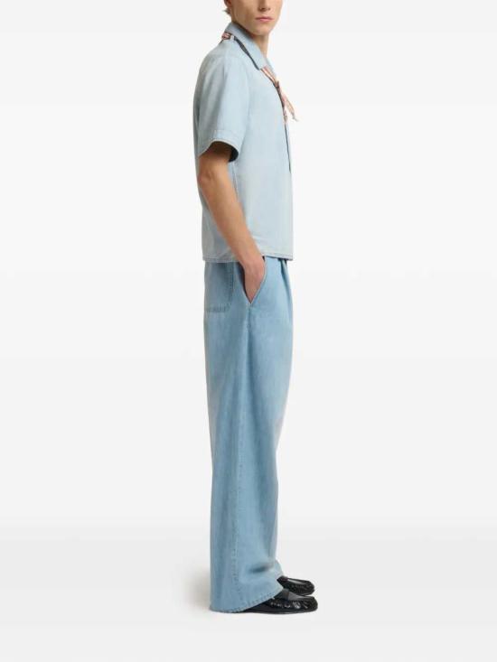 26SS 마르니 반팔 셔츠 CUJU0034Q0USCZ12 CLOUD - MARNI