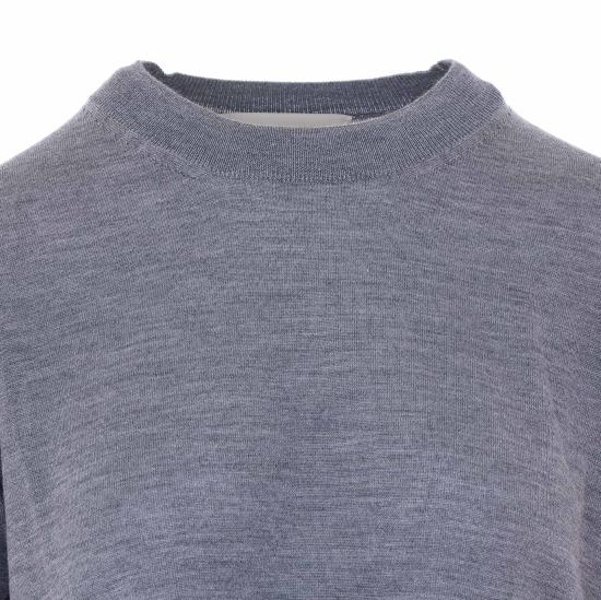 26SS 아미 알렉산드르 마티우시 스웨터 UKS856 KN00660516 Grey - AMI ALEXANDRE MATIUSSI