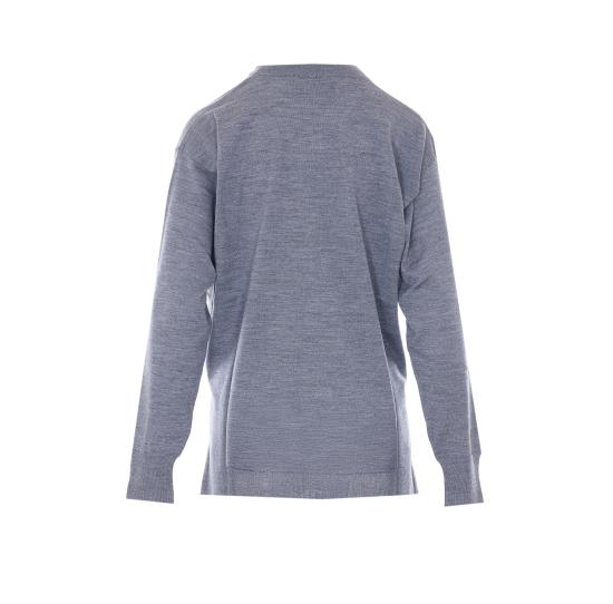 26SS 아미 알렉산드르 마티우시 스웨터 UKS856 KN00660516 Grey - AMI ALEXANDRE MATIUSSI