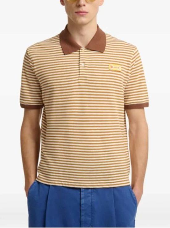 26SS 마르니 폴로 티셔츠 POMU0052LXUTL015 MUSTARD - MARNI