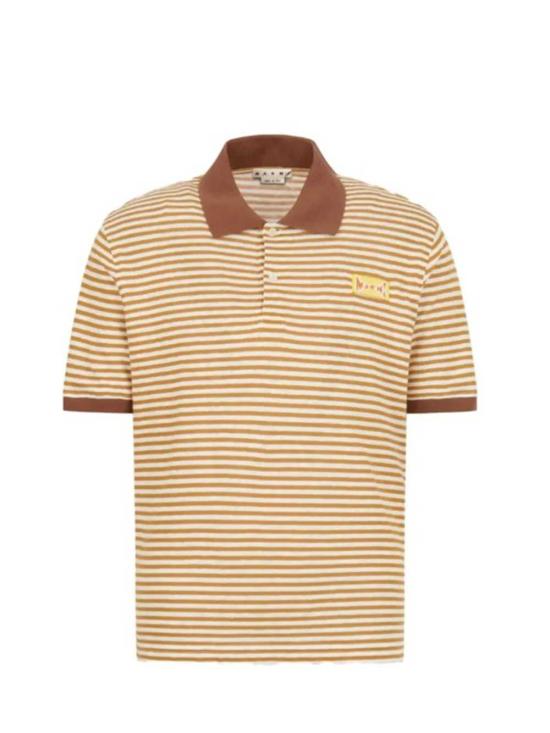 26SS 마르니 폴로 티셔츠 POMU0052LXUTL015 MUSTARD