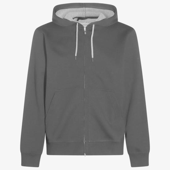  브루넬로 쿠치넬리 긴팔 티셔츠 코튼 스웨트셔츠 블랙