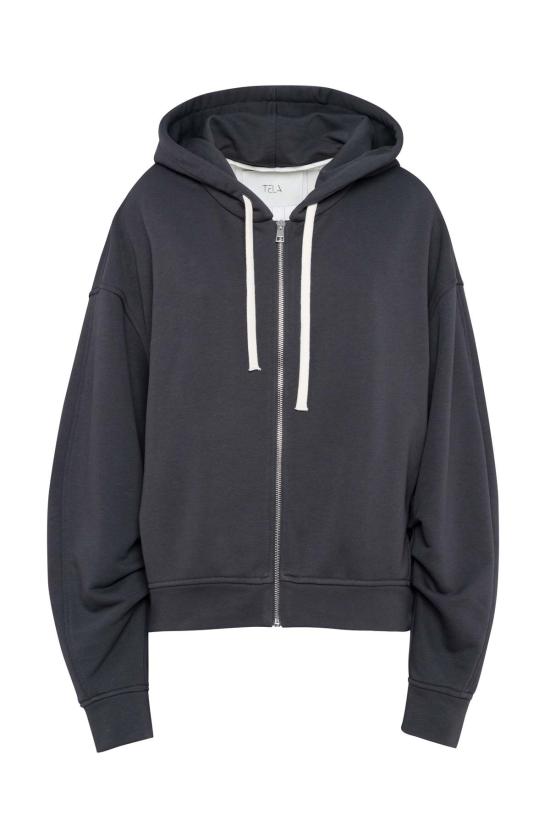  텔라 후드 티셔츠 트레이너 스웨트셔츠 다크 그레이