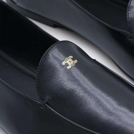  셀린느 로퍼 가죽 슬립온  블랙 - CELINE