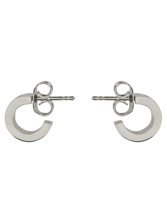 MM6 메종마르지엘라 이어링 Mm6 메종 마르지엘라 로고  실버 - MM6 MAISON MARGIELA
